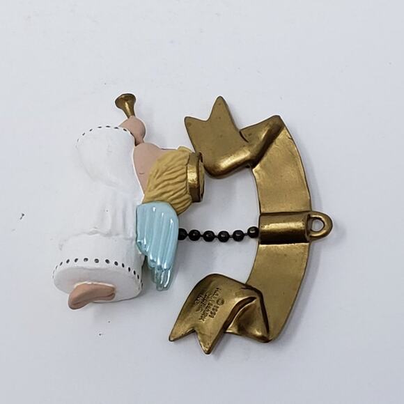 1991 Hallmark Godchild Keepsake Handcrafted Holiday Christmas Ornament - Picture 8 of 8